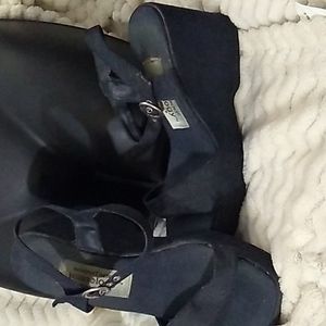 Denim Wedges new port news  jeonology collection